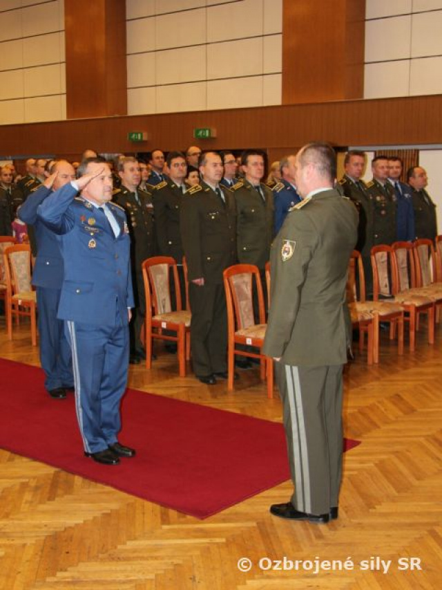 Slávnostné zhromaždenie generálneho štábu pri príležitosti osláv Dňa vzniku SR a jej ozbrojených síl