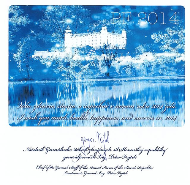 Príhovor náčelníka GŠ OS SR k Vianociam a Novému roku