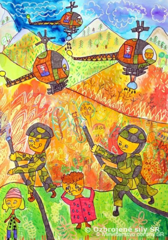 Vojakov maľovalo rekordne veľa detí 