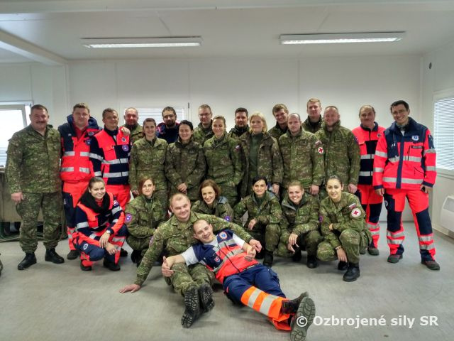 Spoločný odborný výcvik obväzísk a odborností H-10 v OS SR s IZS SR