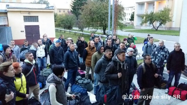 Nástup základného vojenského výcviku v Martine