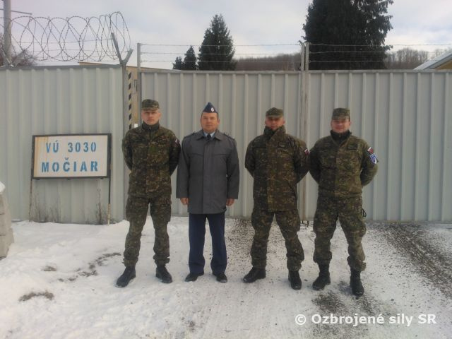 Hlavný poddôstojník OS SR navštívil rotu v Močiari