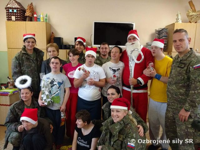 Mikuláš v Domove sociálnych služieb v Pastuchove