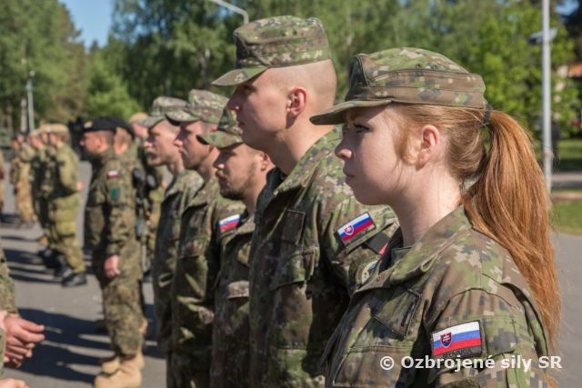 TF Štefánik na cvičení Sabre Strike 2017