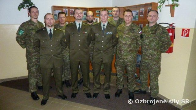 "Inštruktor výcviku roka" Síl výcviku a podpory OS SR za rok 2012