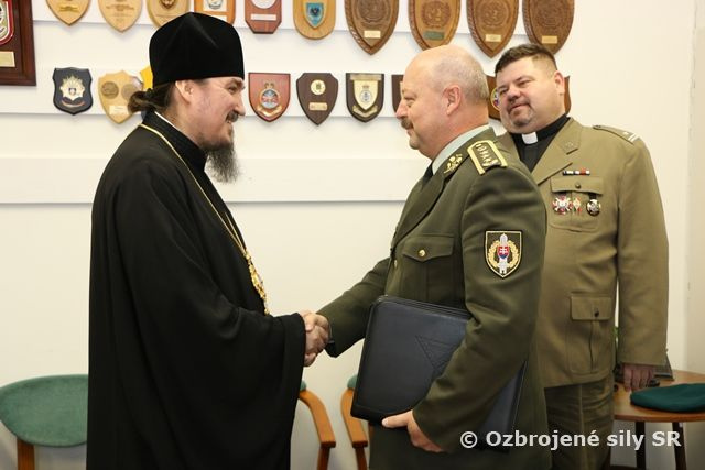 Pravoslávny ordinár Poľských ozbrojených síl na návšteve Slovenska