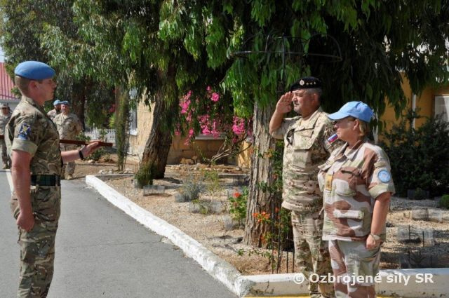 Generálporučík Maxim začal návštevu slovenského kontingentu misie UNFICYP