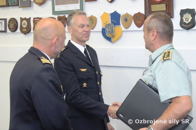 Generálporučík Gajdoš prijal odchádzajúceho vojenského pridelenca Švédskeho kráľovstva