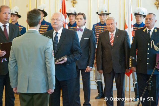 Medaila za statočnosť pre príslušníka žilinského 5. pluku