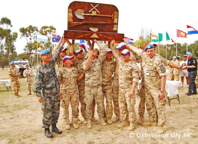 Slovenské modré barety obhájili víťazstvo