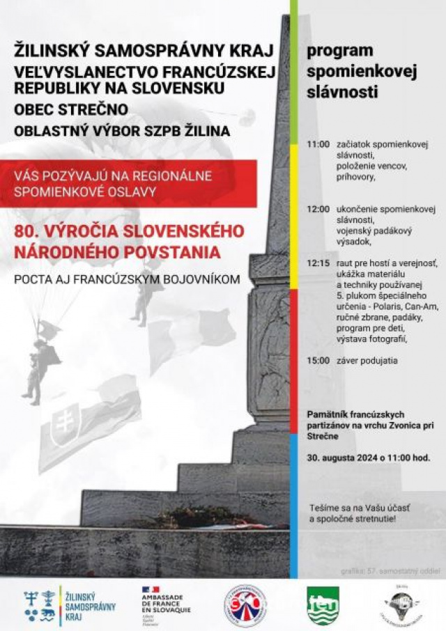 80. výročie SNP – Zvonica pri Strečne