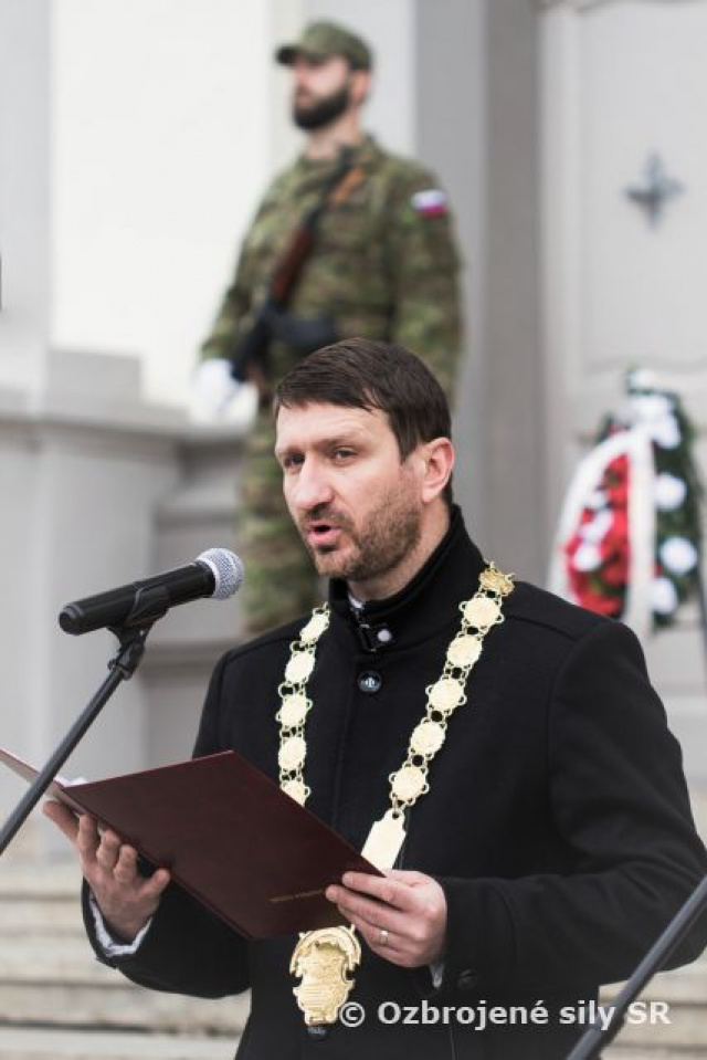 Pietny akt pri príležitosti 79. výročia oslobodenia mesta Kremnica