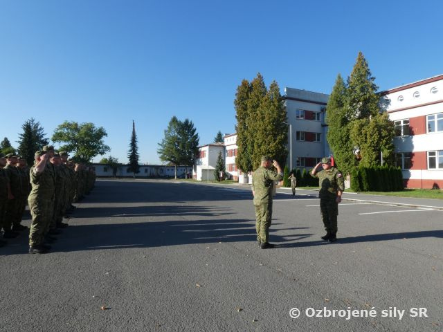 Slávnostný nástup k 79. výročiu Slovenského národného povstania a 31. výročiu prijatia Ústavy Slovenskej republiky