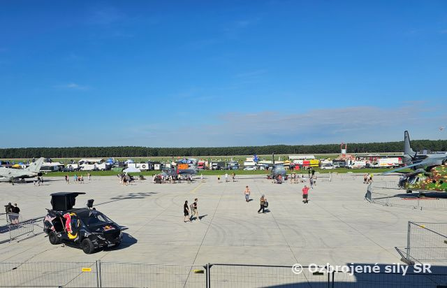 Príslušníci 81. krídla Sliač na SIAF 2023