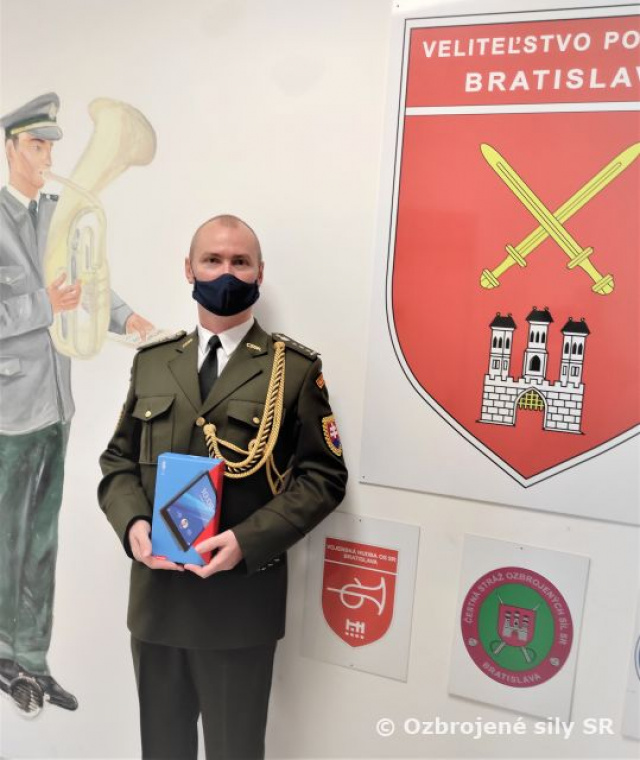 Ocenenie príslušníka Veliteľstva posádky Bratislava