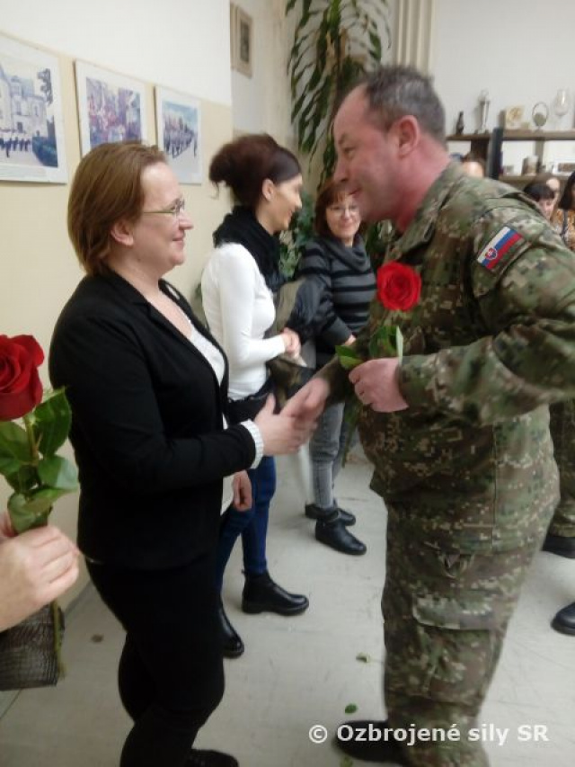 Oslava medzinárodného dňa žien na Veliteľstve posádky Bratislava