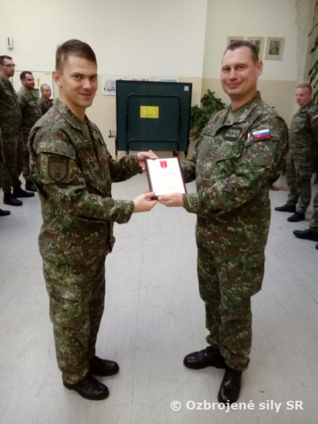 Ocenenie príslušníkov Vojenskej hudby OS SR