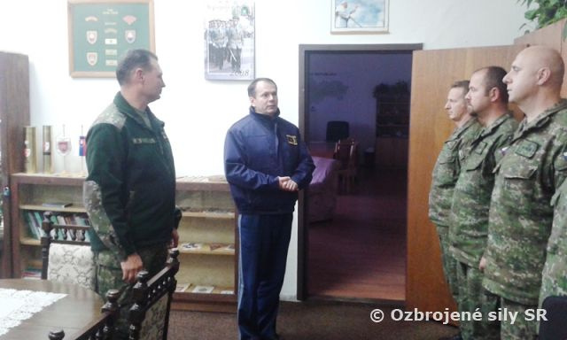 Návšteva ZNGŠ-NŠ na Veliteľstve posádky Bratislava