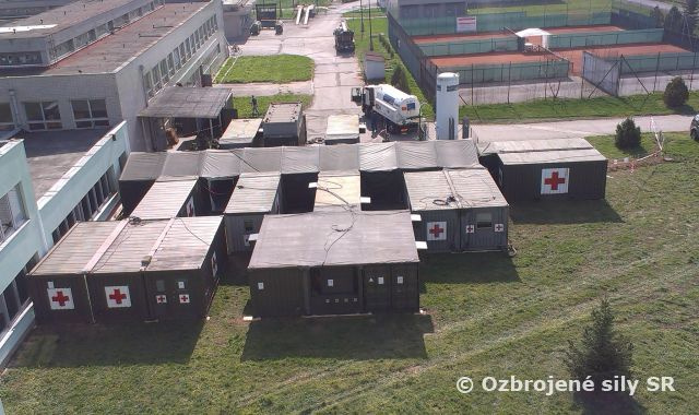 Rozvinutie kontajnerových pracovísk PMZJ ROLE 2E v nemocnici Topoľčany.