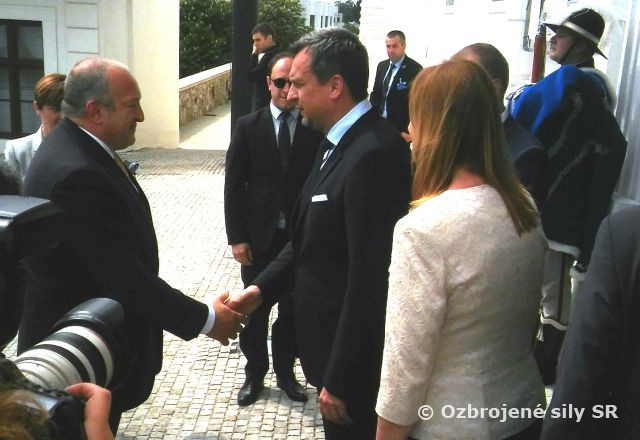 Zabezpečenie pôct počas oficiálnej návštevy gruzínskej hlavy štátu