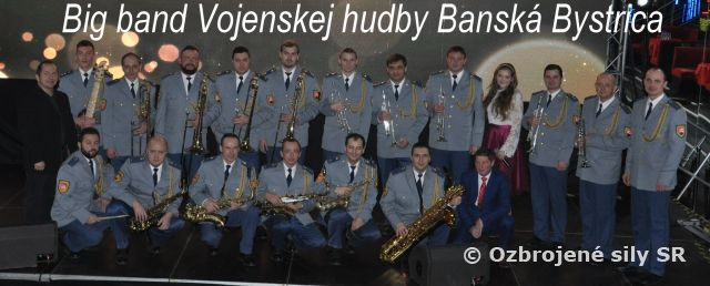 Veľkolepé vystúpenie Vojenskej hudby Banská Bystrica počas slávnostného galavečera 