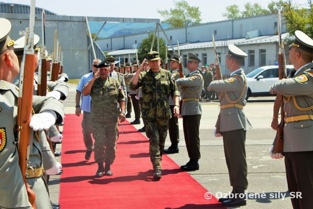 Špalier pre náčelníka Generálneho štábu Armády Českej republiky 