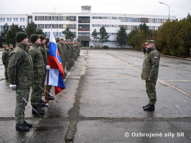 Slávnostný nástup VePBA pri príležitostí významných výročí 