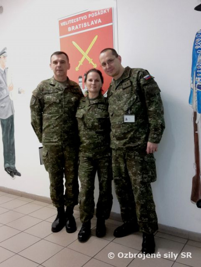 Poďakovanie príslušníkom Veliteľstva posádky Bratislava za dlhoročnú prácu 