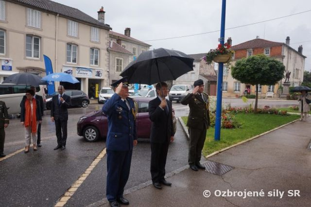Spomienková slávnosť v DARNEY pri príležitosti vzniku samostatnej československej armády