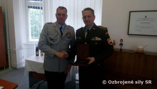 Návšteva pridelenca obrany Spolkovej republiky Nemecko