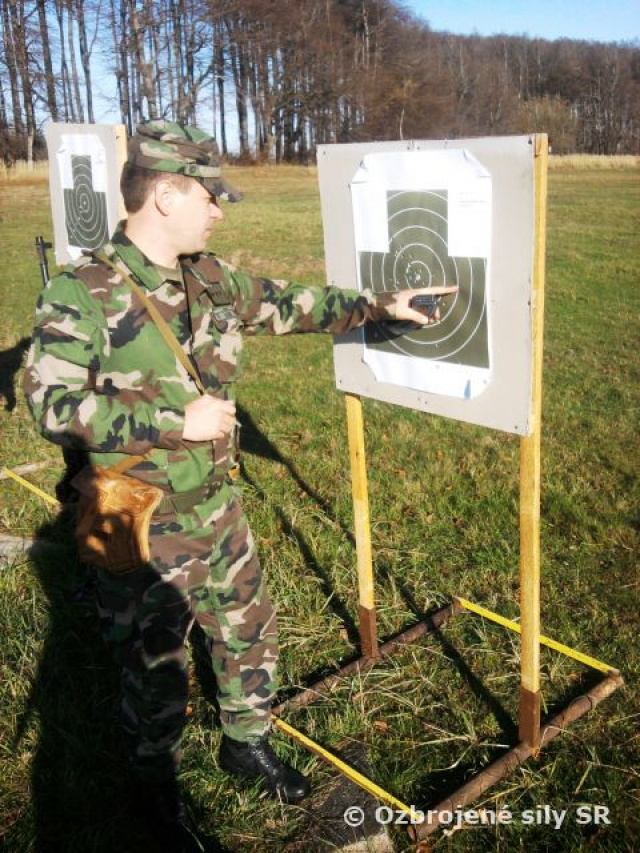 Záverečné streľby príslušníkov štábu VePBA