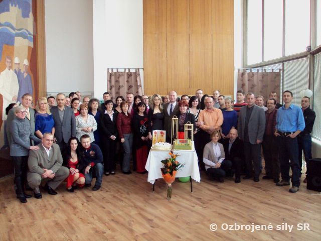 Oslava životného jubilea na Veliteľstve posádky Bratislava