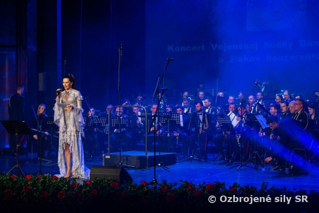 Veľkolepý koncert Vojenskej hudby Banská Bystrica a žiakov konzervatórií
