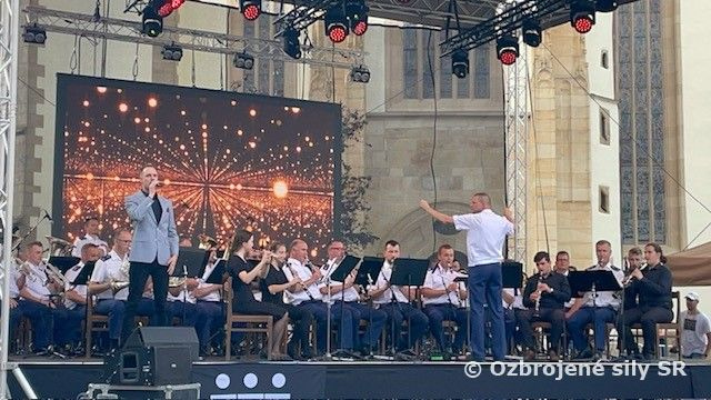 Jedinečný koncert v podaní Vojenskej hudby Banská Bystrica v Prešove