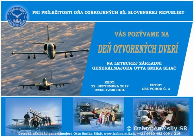 Deň otvorených dverí na Leteckej základni Sliač-avízo