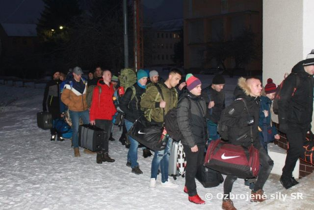 Začatie základného vojenského výcviku v Martine