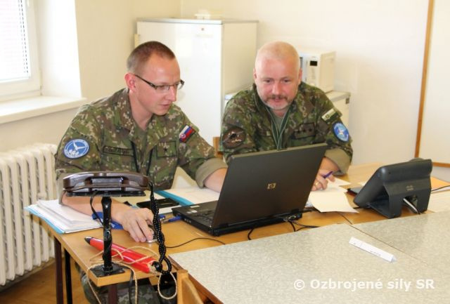 Komplexný štábny nácvik na Sliači