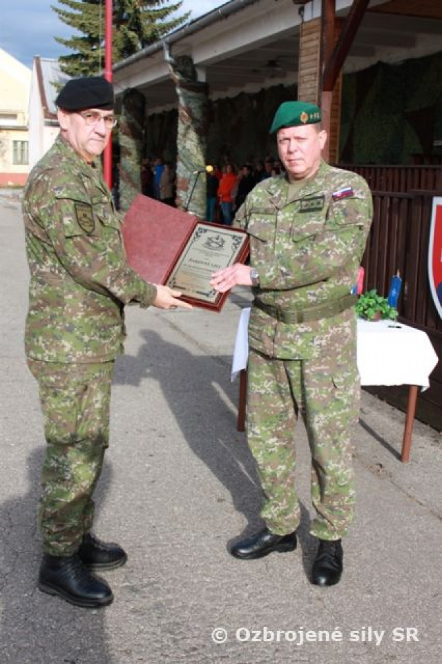 Zmena vo velení Základne výcviku a mobilizačného doplňovania Martin