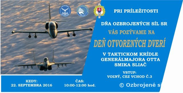 Deň otvorených dverí v Taktickom krídle Sliač-Avízo
