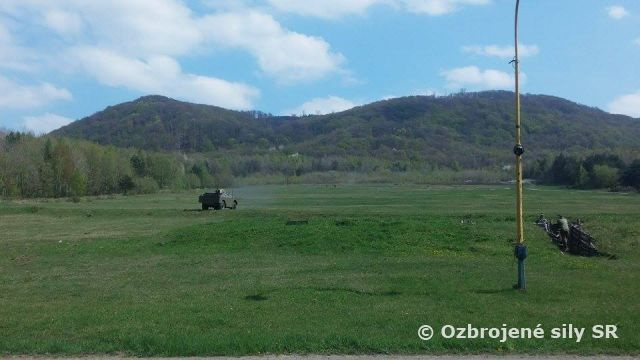 Streľby zo zalafetovaného guľometu BRDM-2rch 