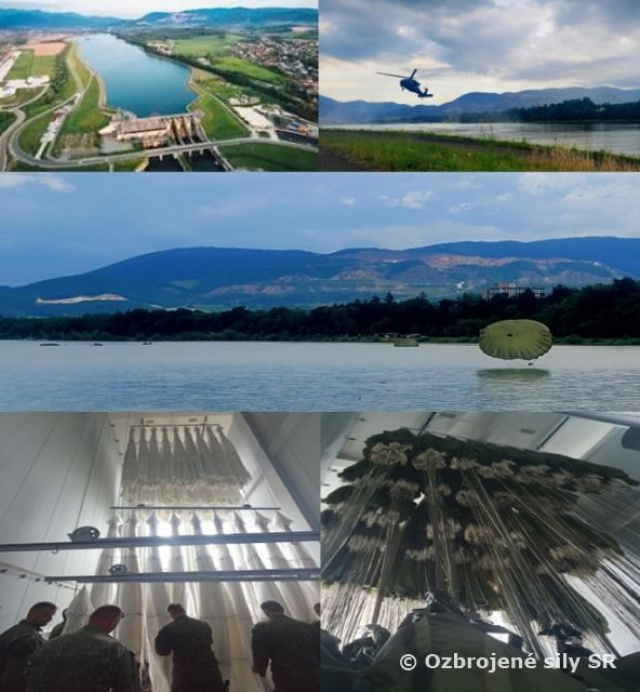 Prešovskí výsadkári na žilinskej vode