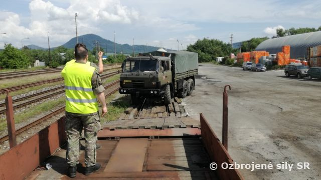 Výcvik v preprave po železnici vo vrtuľníkovom krídle