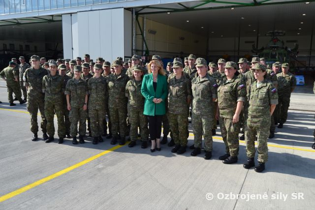 Návšteva vrchnej veliteľky Ozbrojených síl Slovenskej republiky