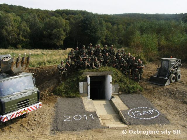 Príprava multifunkčnej ženijnej roty  pre operáciu ISAF – Afganistan