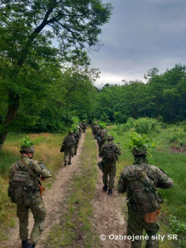 Pochod členitým terénom