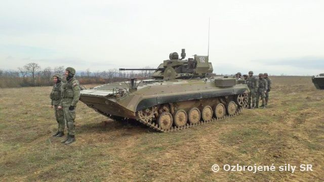 Výcvik obslúh BVP-M