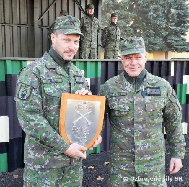 Rozlúčka so zástupcom veliteľa práporu