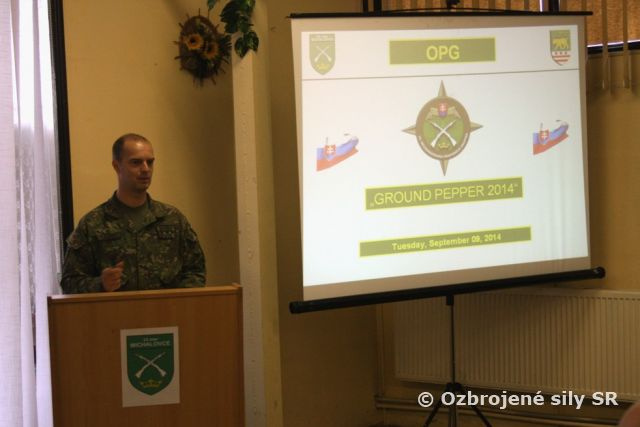 Mnohonárodné účelové zoskupenie plánuje operáciu GROUND PEPPER 2014