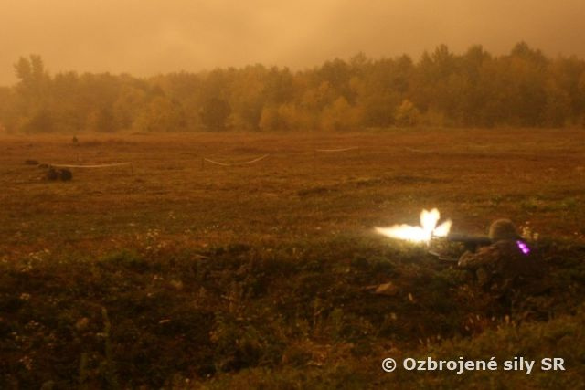 Bojové streľby strážnej jednotky ISAF - rotácia december 2011
