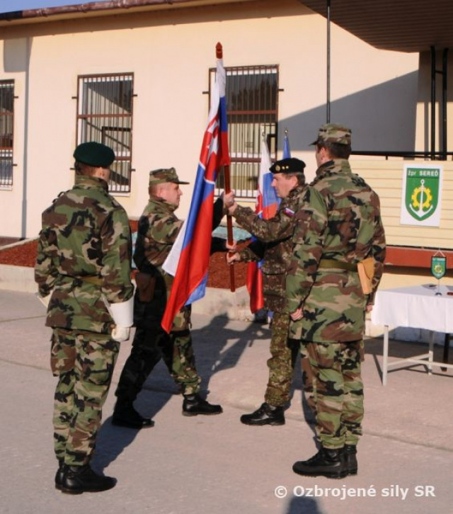 Ženijný prápor v Seredi má nového veliteľa